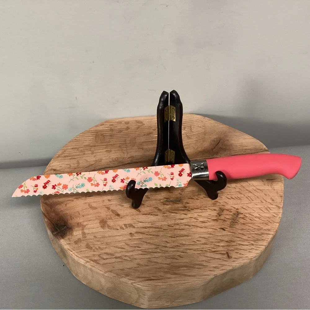 🔴 Pioneer Women - Bread Knife / Carving Knife - Beautiful & Colorful Design